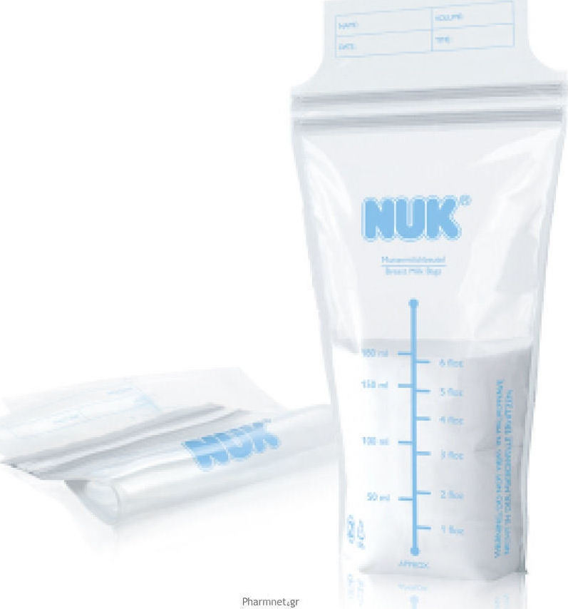 NUK Σακουλάκια Αποθήκευσης Μητρικού Γάλακτος, 25τμχ