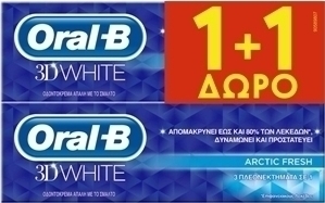 ORAL-B 3D White Arctic Fresh 2 x 75ml