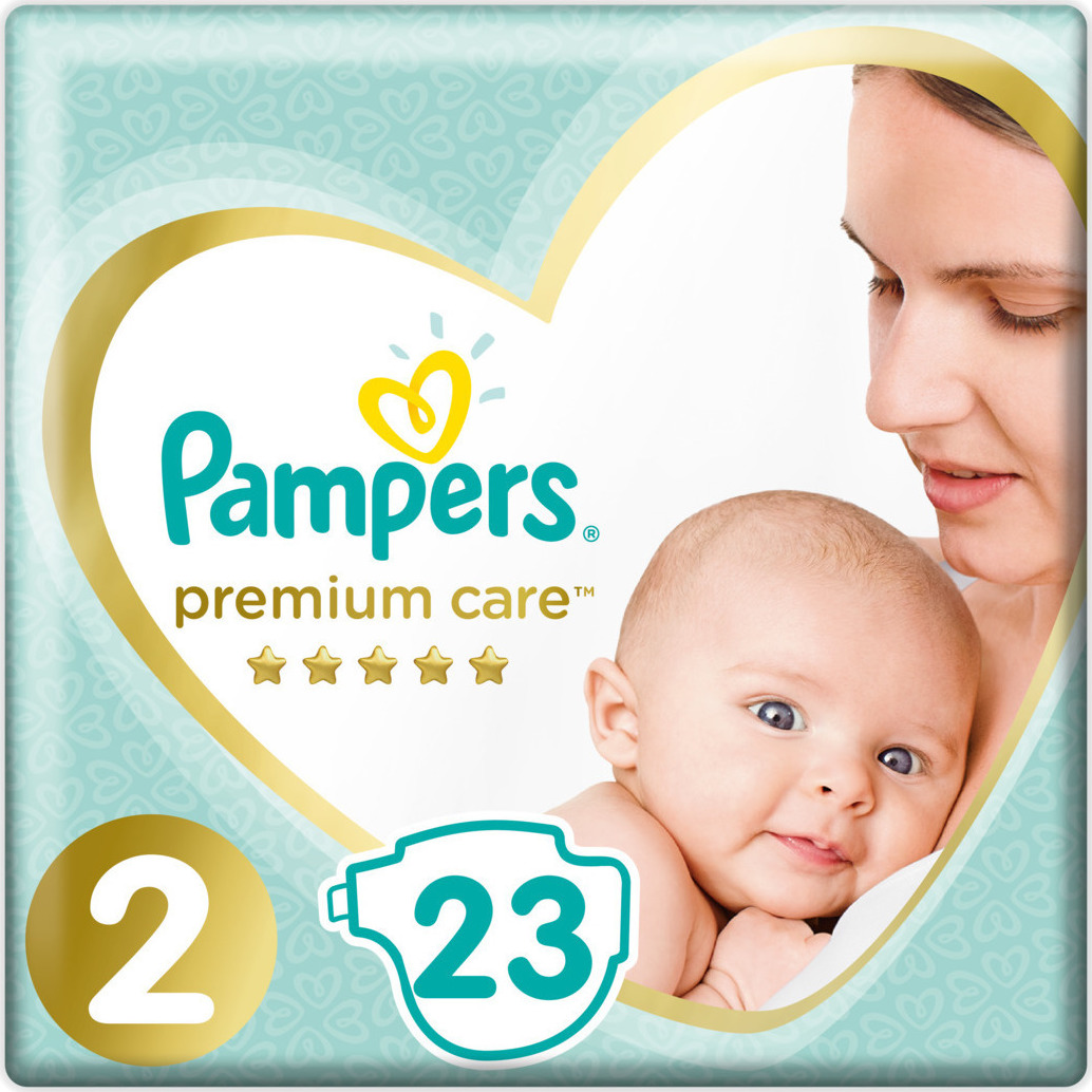 PAMPERS Premium Care No2 (4-8kg) 23τμχ
