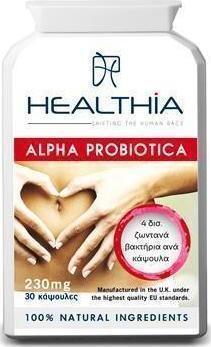 HEALTHIA Alpha Probiotica 230mg 30 Κάψουλες