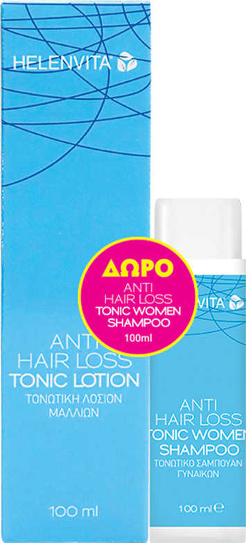 HELENVITA Anti Hair Loss Tonic Lotion 100ml & Anti Hair Loss Tonic Women Shampoo 100ml