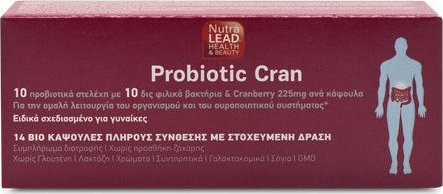 NUTRALEAD Probiotic Cran 14 κάψουλες