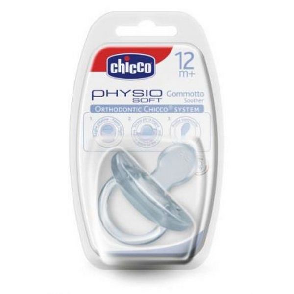 CHICCO Πιπιλα Ολο σιλικονη Physio Soft 12