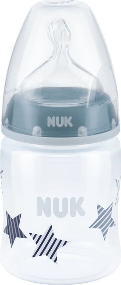 NUK First Choice Plus Μπιμπερο Πλαστικο με Θηλη σιλικονης 0-6m 150ml