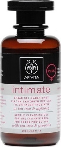 APIVITA Intimate Plus Gentle Cleansing Gel With Tea Tree & Propolis 200ml