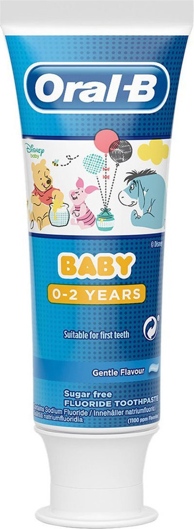 ORAL-B Baby Toothpaste Disney Winnie The Pooh 0-2 Ετών 75ml