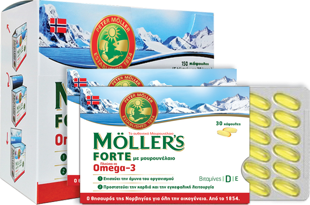 NATURE`S MOLLERS Forte Omega-3 150 Cap