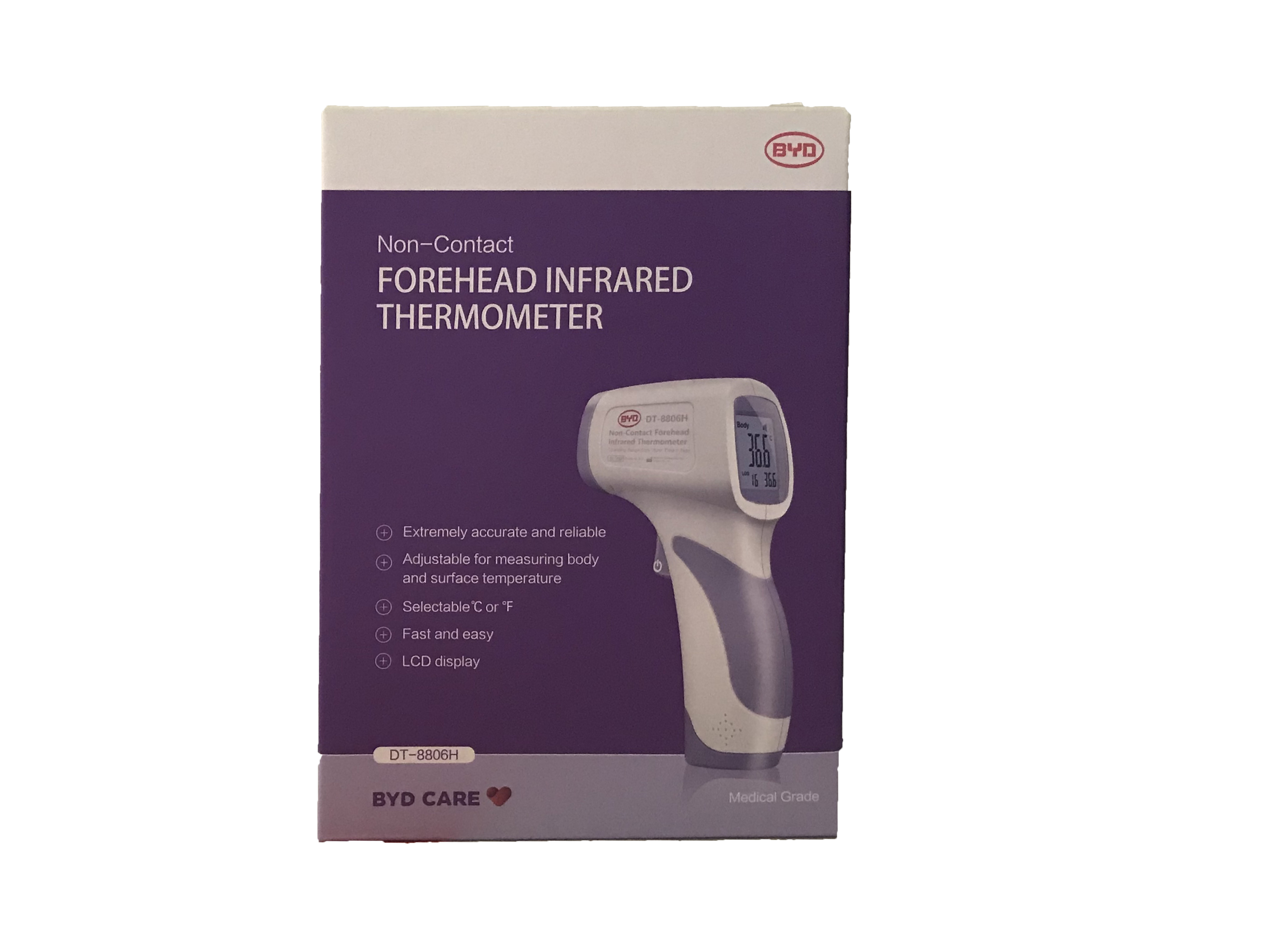 BYD CARE Forehead Infared Thermometer DT-8806H
