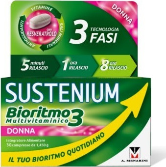SUSTENIUM Biorhythm 3 Multivitamin Woman 30 Ταμπλέτες