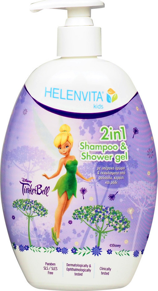 HELENVITA Kids Tinkerbell 2 In 1 Shampoo & Shower Gel 500ml