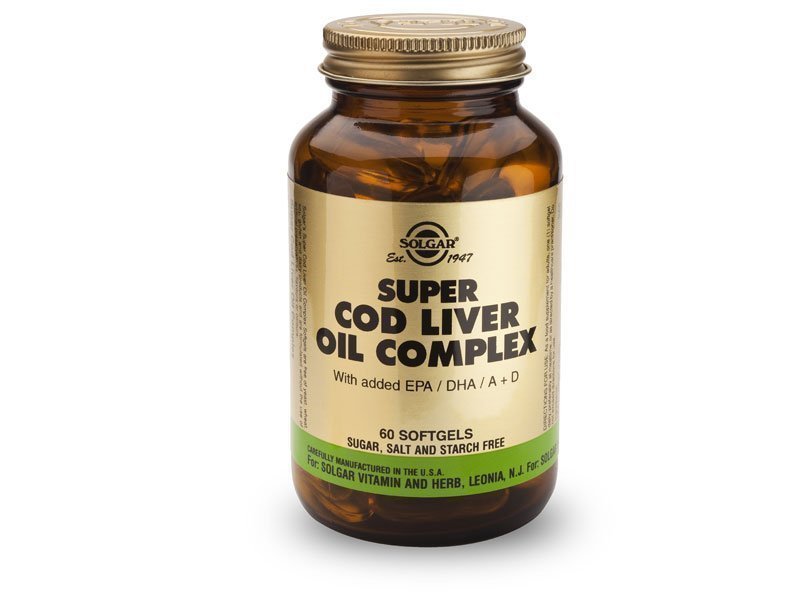 SOLGAR  Super Cod Liver Oil Complex  Softgels 60s