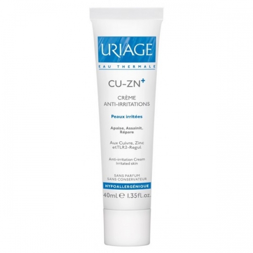 URIAGE Cu-Zn+ Anti-irritation Cream 200ml Κρέμα κατά Των Ερεθισμών.