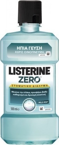 LISTERINE Zero Mild Mint 500ml