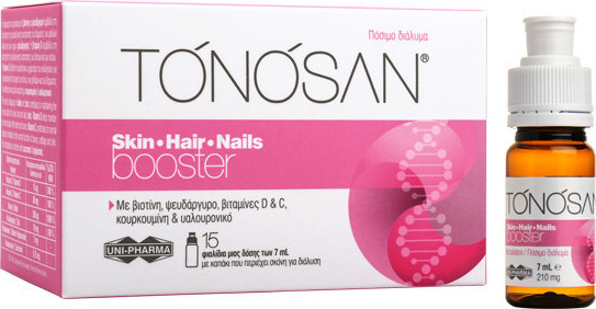 UNI-PHARMA Tonosan Skin-Hair-Nails Booster 7ml 15 μερίδεςmenu 0,0