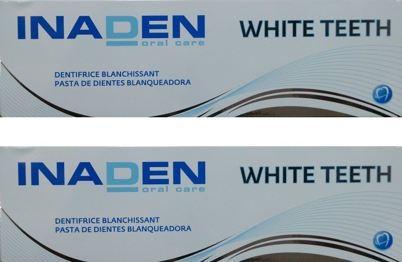 Inaden White Teeth Toothpase 2 x 75ml