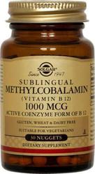 SOLGAR B-12 Methylcobalamin Nuggets 1000mcg 30 Υπογλώσσια Δισκία