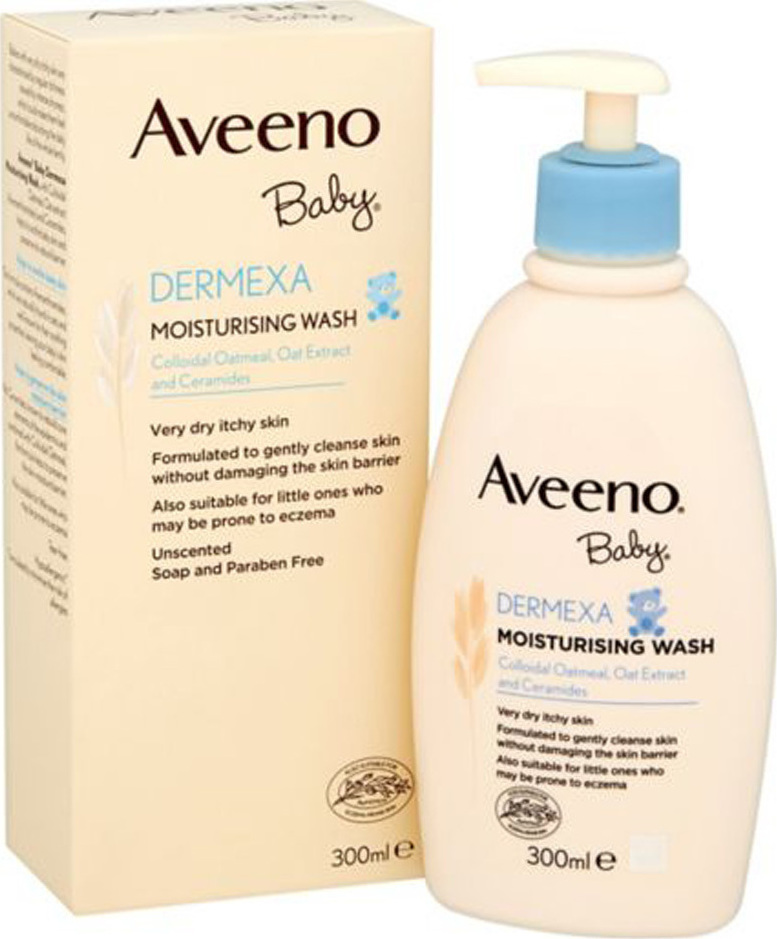 AVEENO Baby Dermexa Moisturising Hair & Body Wash 300ml