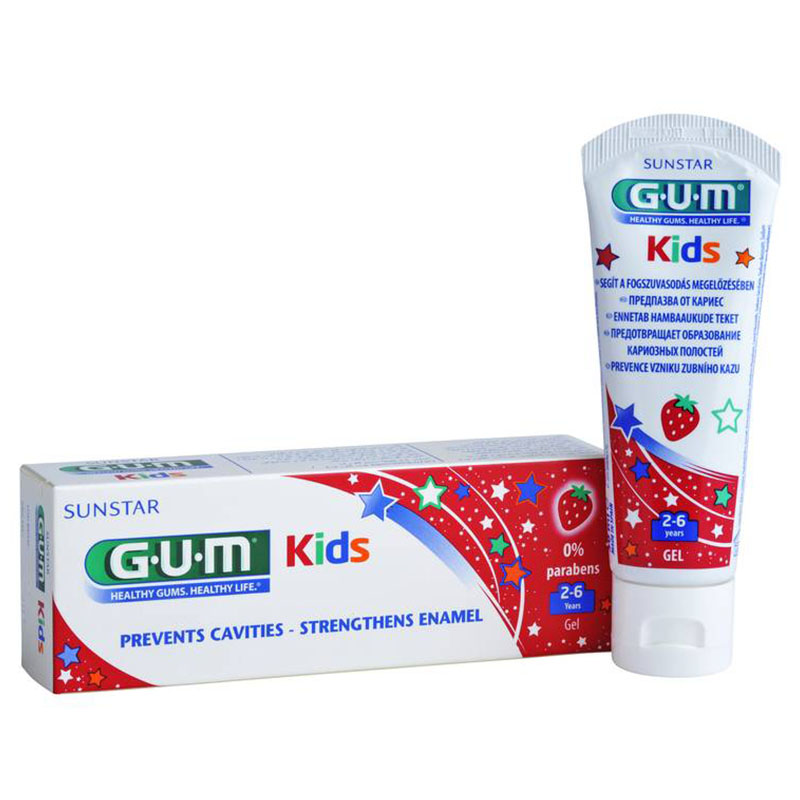 GUM Kids 2-6 Paste Strawberry 3000  50ml