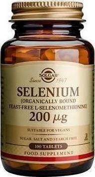 SOLGAR Selenium 200mg Tabs 100s