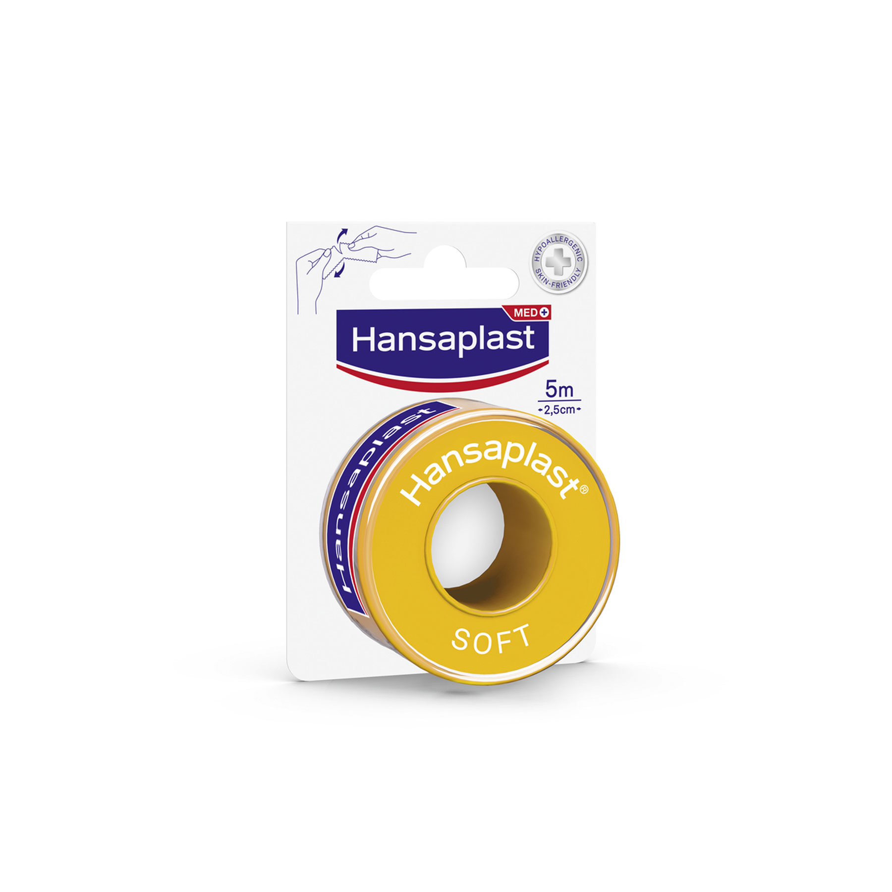 HANSAPLAST - Soft Tape Υποαλλεργικη 5mx2,5cm