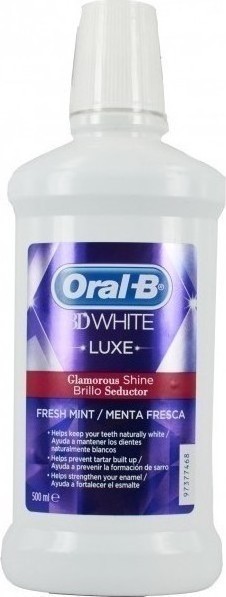 ORAL-B 3D White Luxe Glamorous Shine 500ml