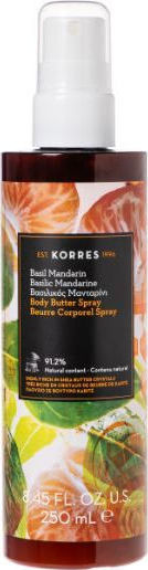 KORRES Basil Mandarin Body Butter Spray 250ml
