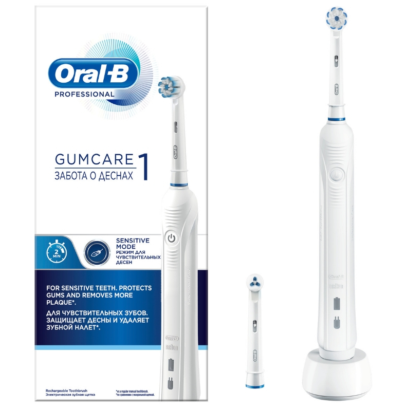 ORAL B Professional Gum Care 1 Ηλεκτρική Οδοντόβουρτσα για Ευαίσθητα Δόντια