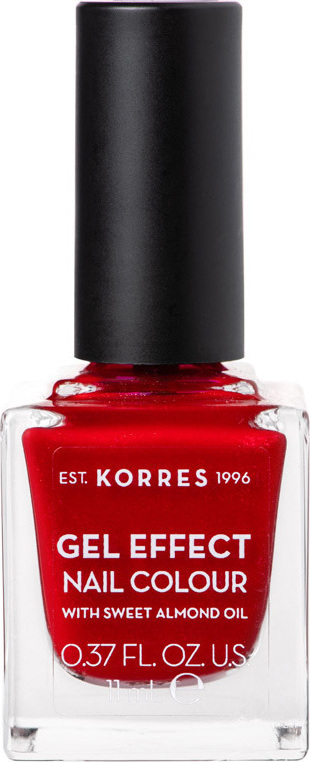 KORRES Gel Effect Nail Colour Melted Rubies No 54 11ml