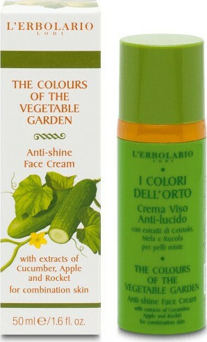 L Erbolario Anti-shine Face Cream The Colours of the Vegetable Garden 50ml