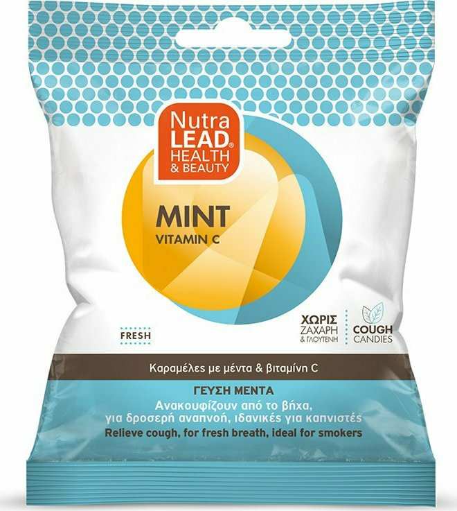 NUTRALEAD Cough Candies Mint Vitamin C Fresh 40gr