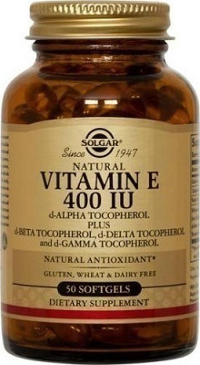 SOLGAR Vitamin E 400iu 50 μαλακές κάψουλες
