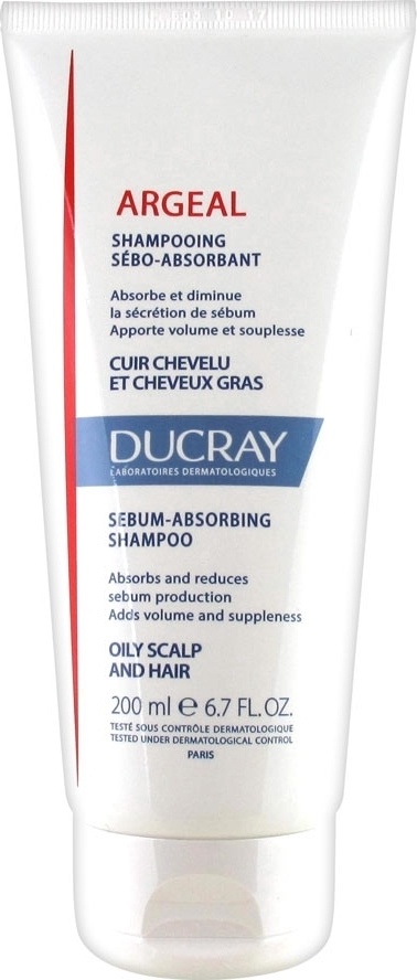 DUCRAY Argeal Sebum-Αbsorbing Treatment Shampoo 200ml
