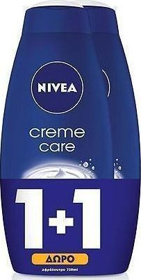NIVEA - Αφρόλουτρο Creme Care, 250ml 1+1 Δώρο