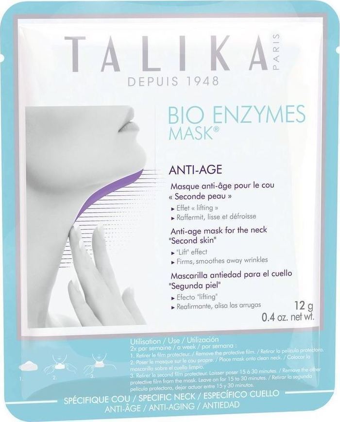 TALIKA Bio Enzymes Mask Anti-Ageing For The Neck 1τμχ 12gr