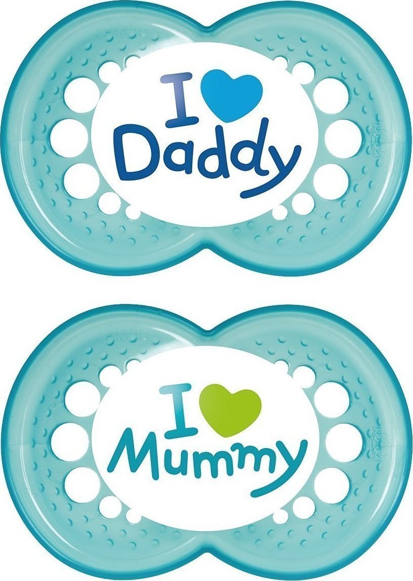 MAM Πιπιλα I Love Mummy/daddy 6+ Μηνων