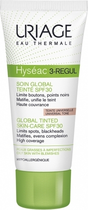 URIAGE Hyseac 3-regul Global Tinted Skin Care SPF30 40ml