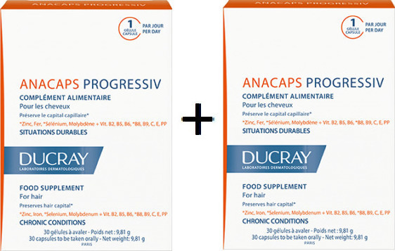 DUCRAY Anacaps Progressiv 2 X 30 Κάψουλες