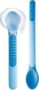 MAM Heat Sensitive Spoons & Cover Μπλε 2τμχ, 6m+
