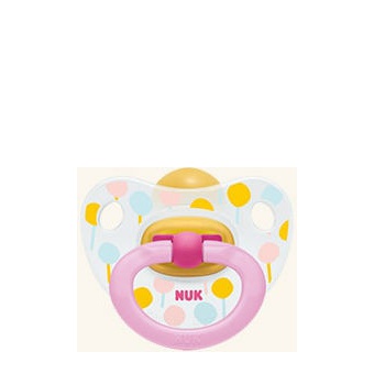 NUK Classic Happy Kids Ορθοντική Πιπίλα Καουτσούκ Μπαλόνια 18-36m 1τμχ