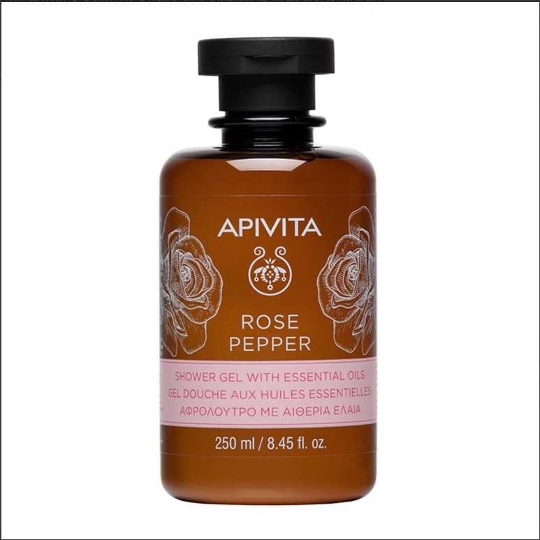 APIVITA Rose Pepper Shower Gel 250ml
