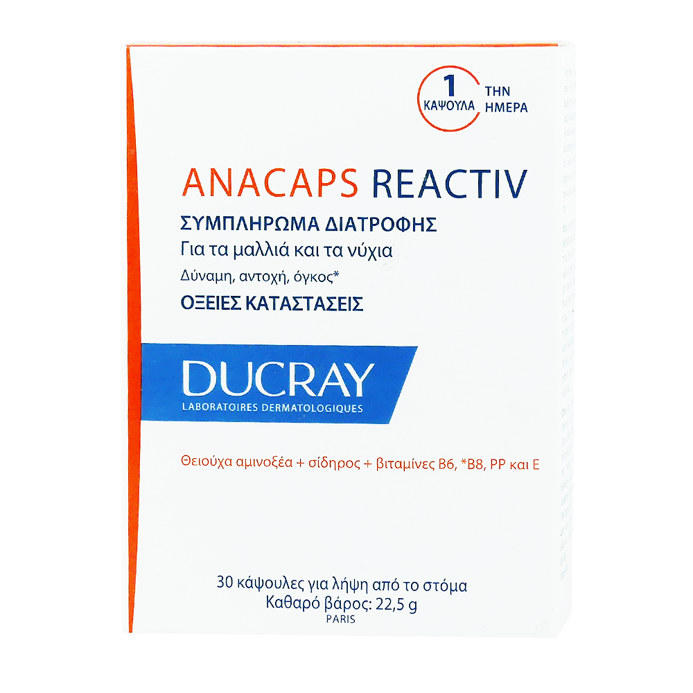 DUCRAY Anacaps Reactiv 30 Caps