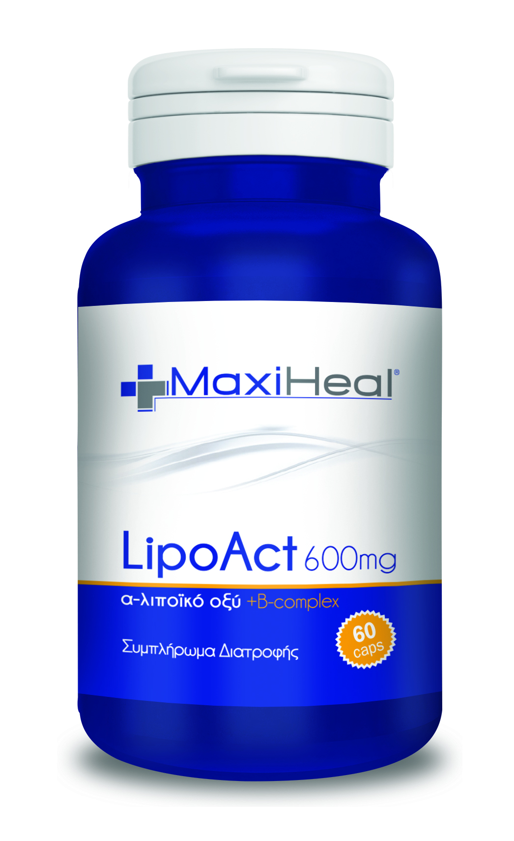 Lipoact MaxiHeal Alpha Lipoic Acid 600mg 60 κάψουλες