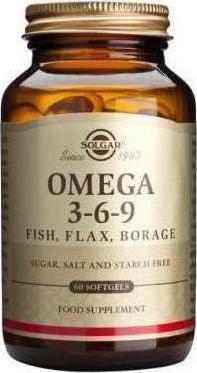 SOLGAR Omega 3-6-9 Softgels 60s