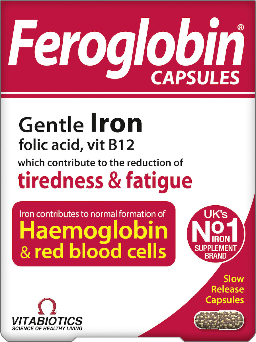 VITABIOTICS Feroglobin Slow Release 30κάψουλες
