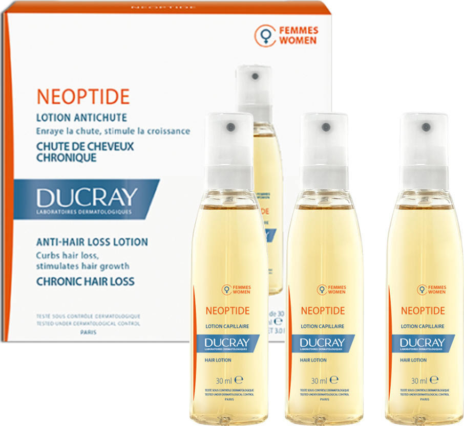DUCRAY Neoptide Anti Hair Loss Lotion for Women 3x30ml