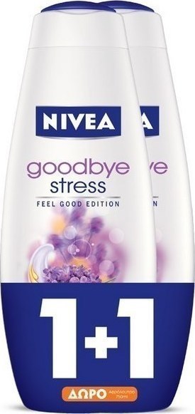 NIVEA Goodbye Stress Cream Bath 2x750ml