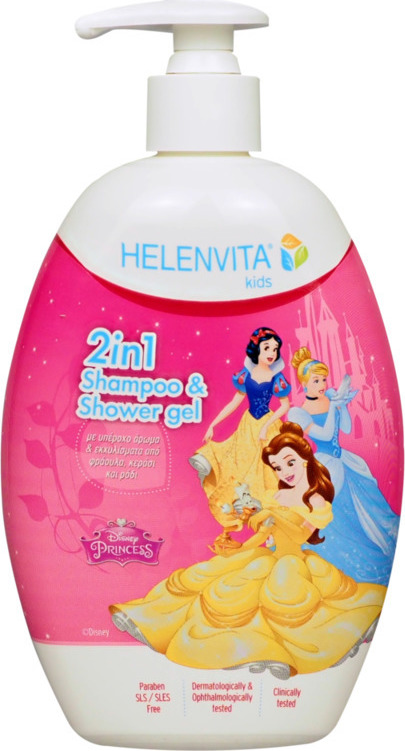 HELENVITA Kids Princess 2 In 1 Shampoo & Shower Gel 500ml