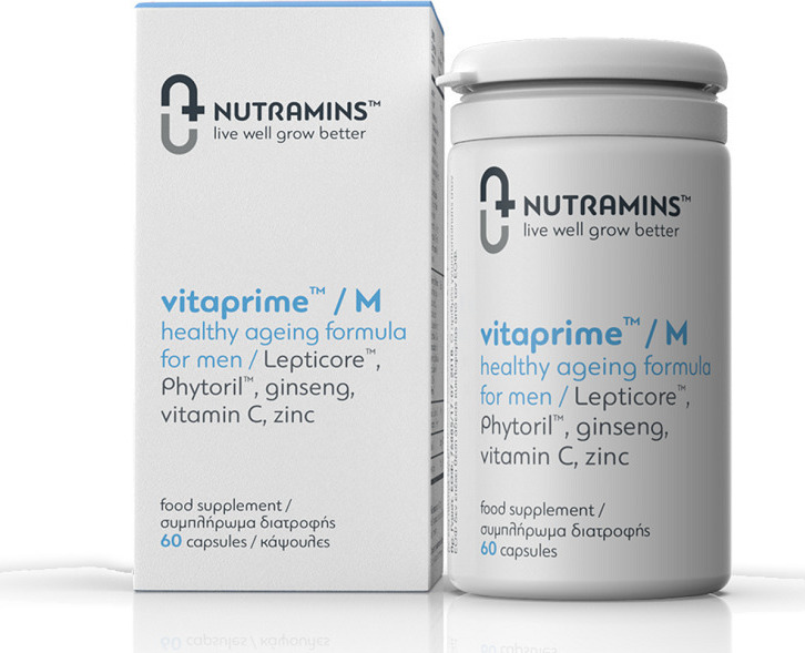 NUTRAMINS Vitaprime Μ Healthy Ageing Formula For Men 60 Κάψουλες