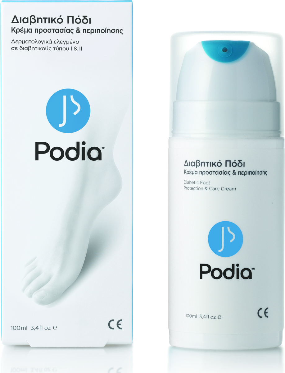 PODIA Diabetics Foot Protection & Care Cream 100ml